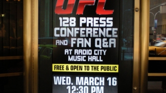 Bring MMA to NYC: UFC Rally @ Radio City Music Hall