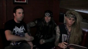 Steel Panther’s Stix & Lexxi Interviewed Backstage at NYC’s Irving Plaza