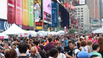 Taste of Times Square Kept the Party Going: Rain or Shine