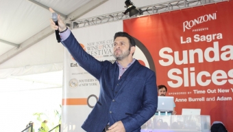 “Sunday Slices” Brings Adam Richman & Anne Burrell Together as Co-Hosts at NYCWFF