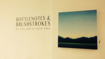 Bottlenotes & Brushstrokes Meshes Art & Wine in Chelsea