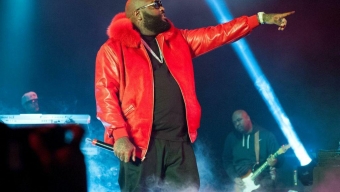Rick Ross Brings Oversized Swag and Friends to Times Square