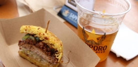 Ramen Burger & Sapporo Team Up For Tasting