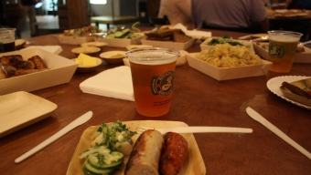 Suds and Sausage at Edible Oktoberfest