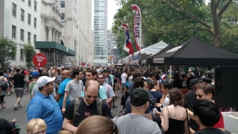 Cue Reigns Supreme at Big Apple Block Party