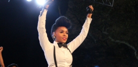 Janelle Monae, Nate Ruess Have Fun at SummerStage