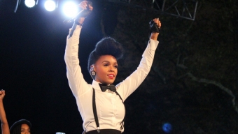 Janelle Monae, Nate Ruess Have Fun at SummerStage