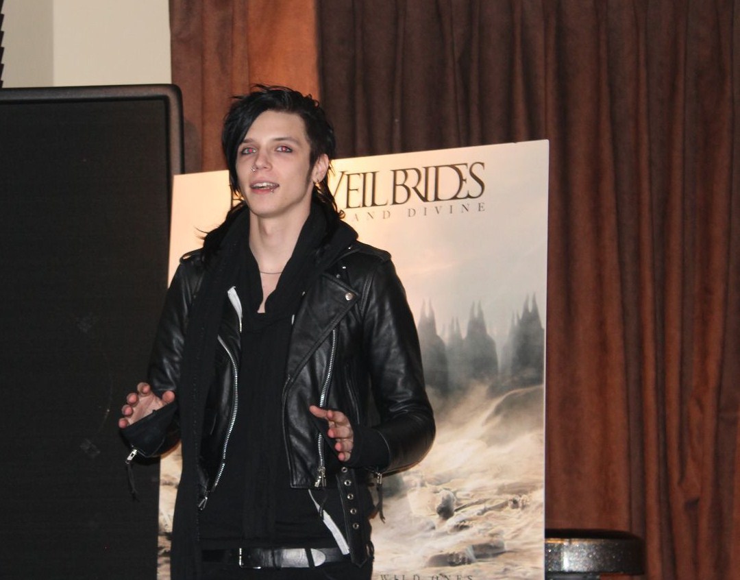 Black Veil Brides Album Listening Party Frontman Andy Biersack